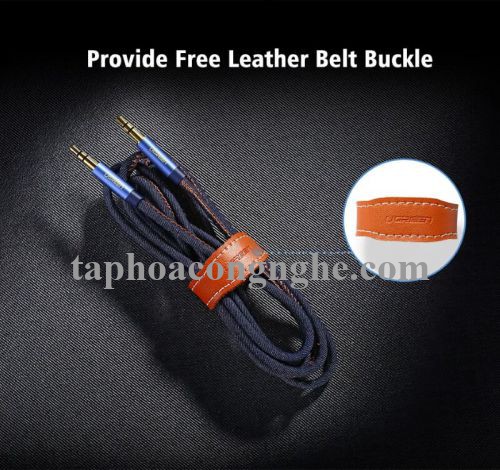 Ugreen 40401 0.5M màu Xanh Cáp âm thanh 2 đầu 3.5mm dương AV113 30040401